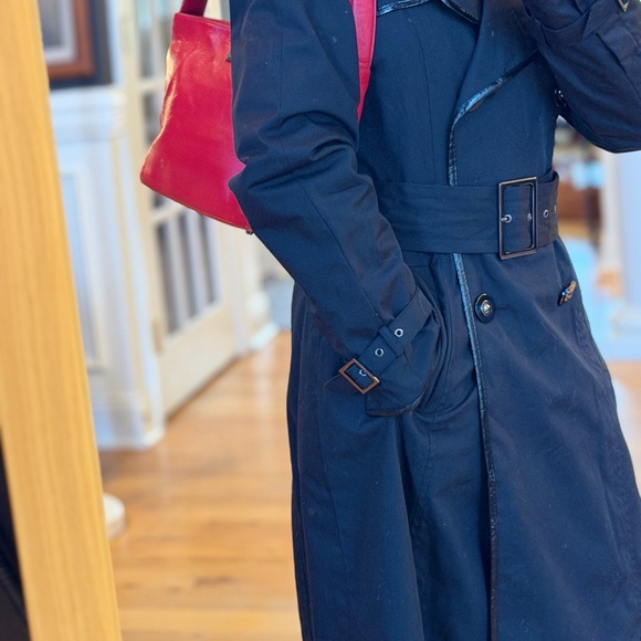 Perlina 1990’s Vintage Red Leather Shoulder Bag - Picture 3 of 15